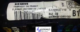 Unidades Electrónicas 9640091080/00 - CAJA RELES/FUSIBLES PEUGEOT 406 BERLINA (S1/S2) ST 2.0 16V